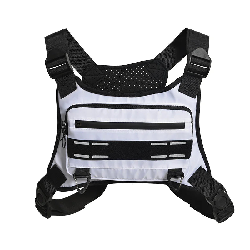 Sports Chest Bag: Adjustable and Breathable Phone Chest Bag for Running