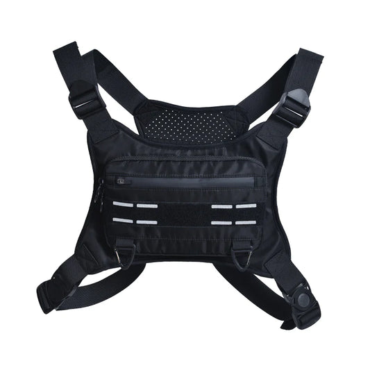 Sports Chest Bag: Adjustable and Breathable Phone Chest Bag for Running